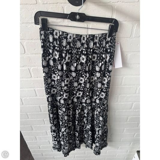 Skirt Maxi By Max Studio In Black & White, Size: 0