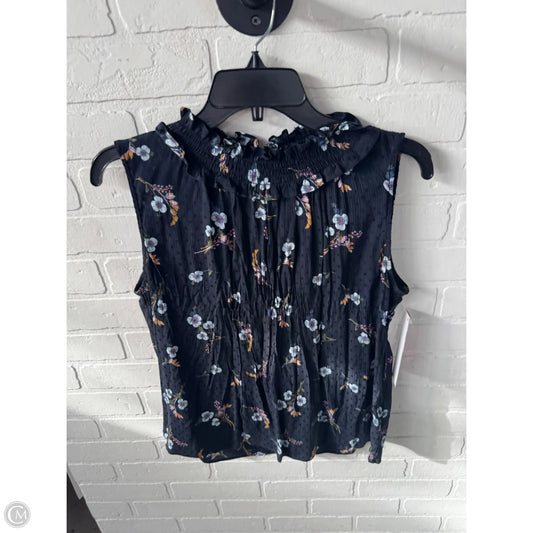 Top Sleeveless By Rebecca Taylor In Blue, Size: S