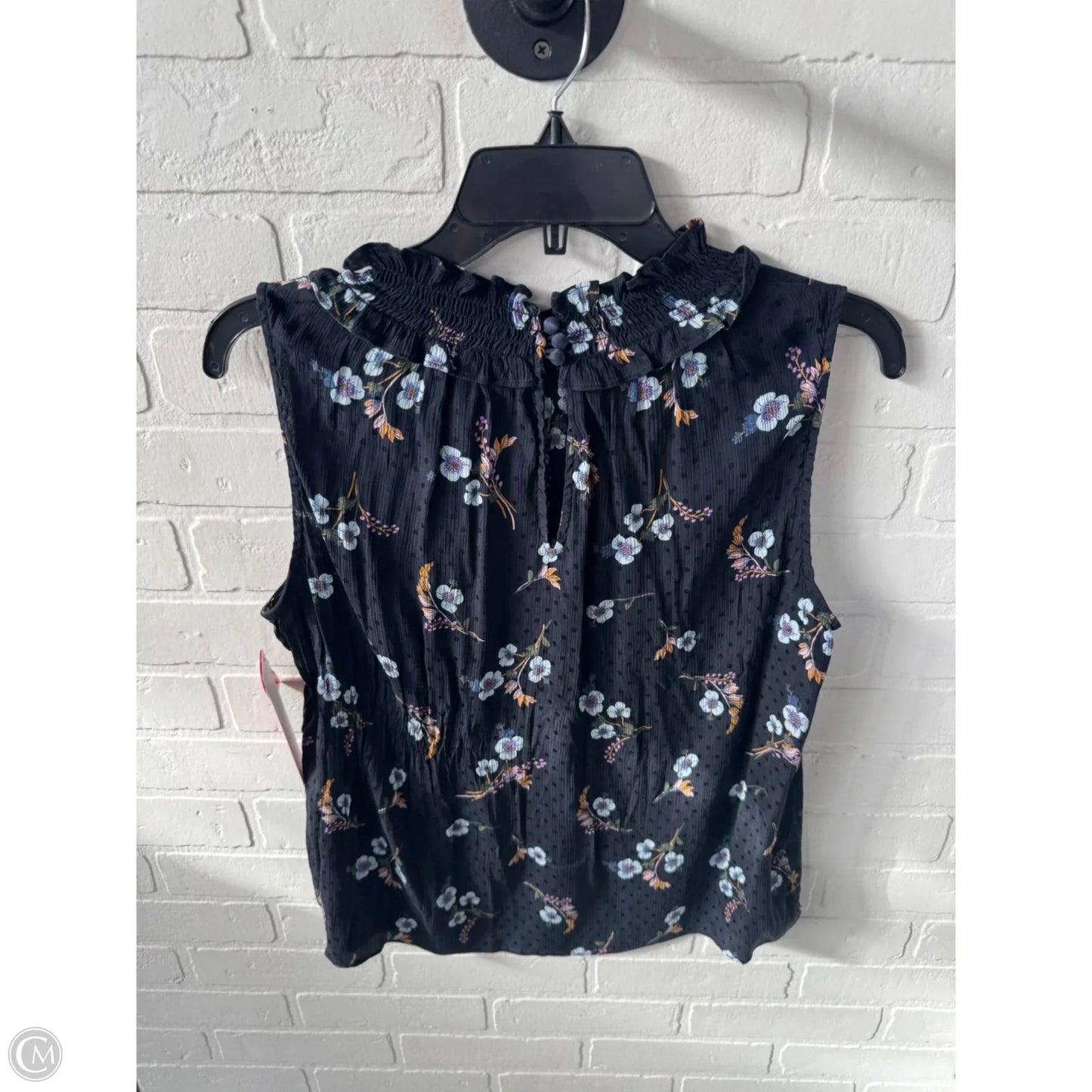 Top Sleeveless By Rebecca Taylor In Blue, Size: S