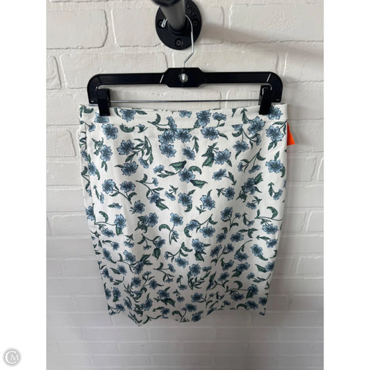 Skirt Mini & Short By J. Crew In Blue & White, Size: 6