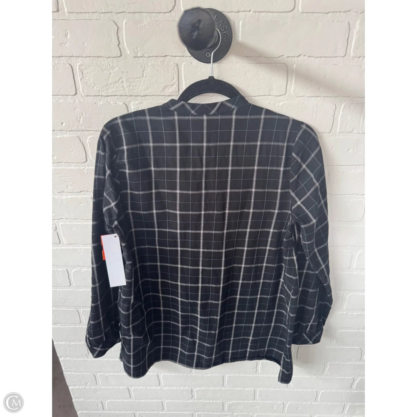 Top Long Sleeve By J. Jill In Black & Tan, Size: Xl