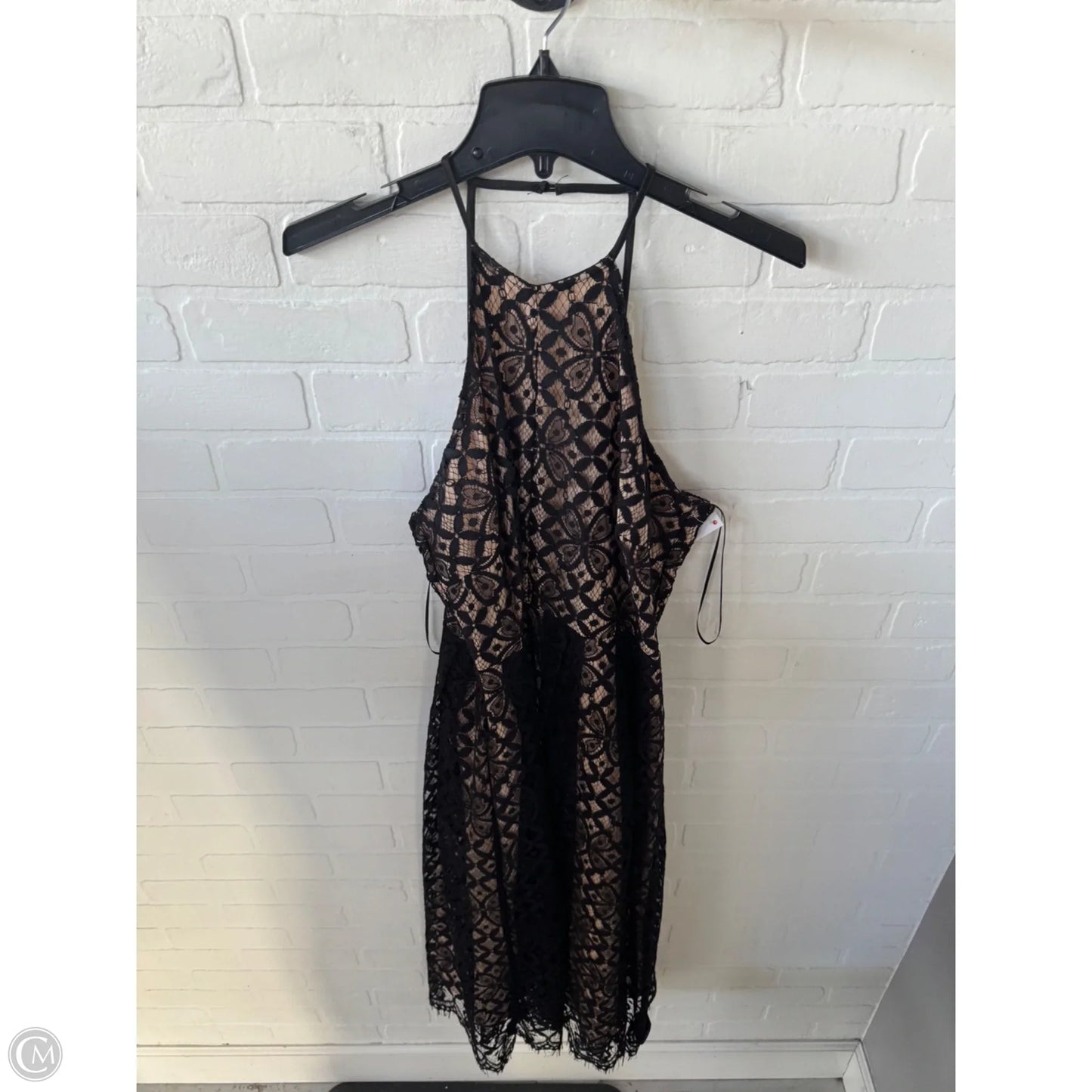 Dress Party Long By Chelsea 28 In Black & Tan, Size: L