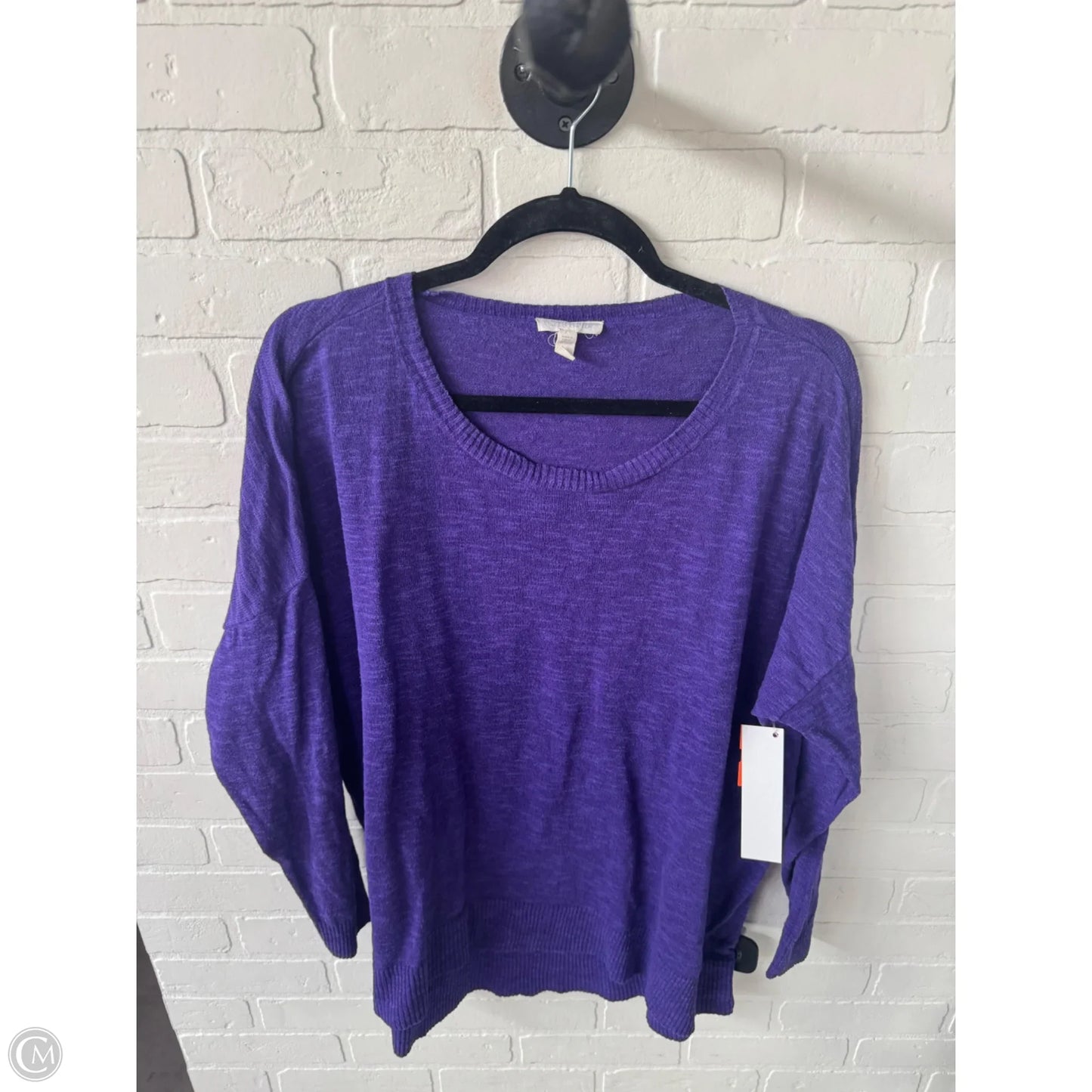 Sweater By Eileen Fisher In Purple, Size: Xl