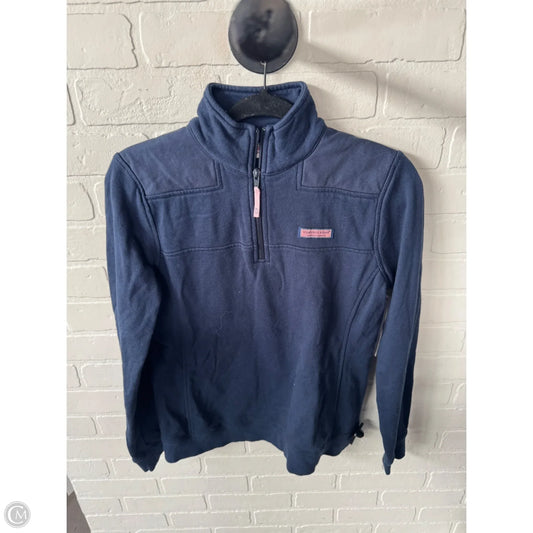 Sweatshirt Collar By Vineyard Vines In Blue, Size: Xs
