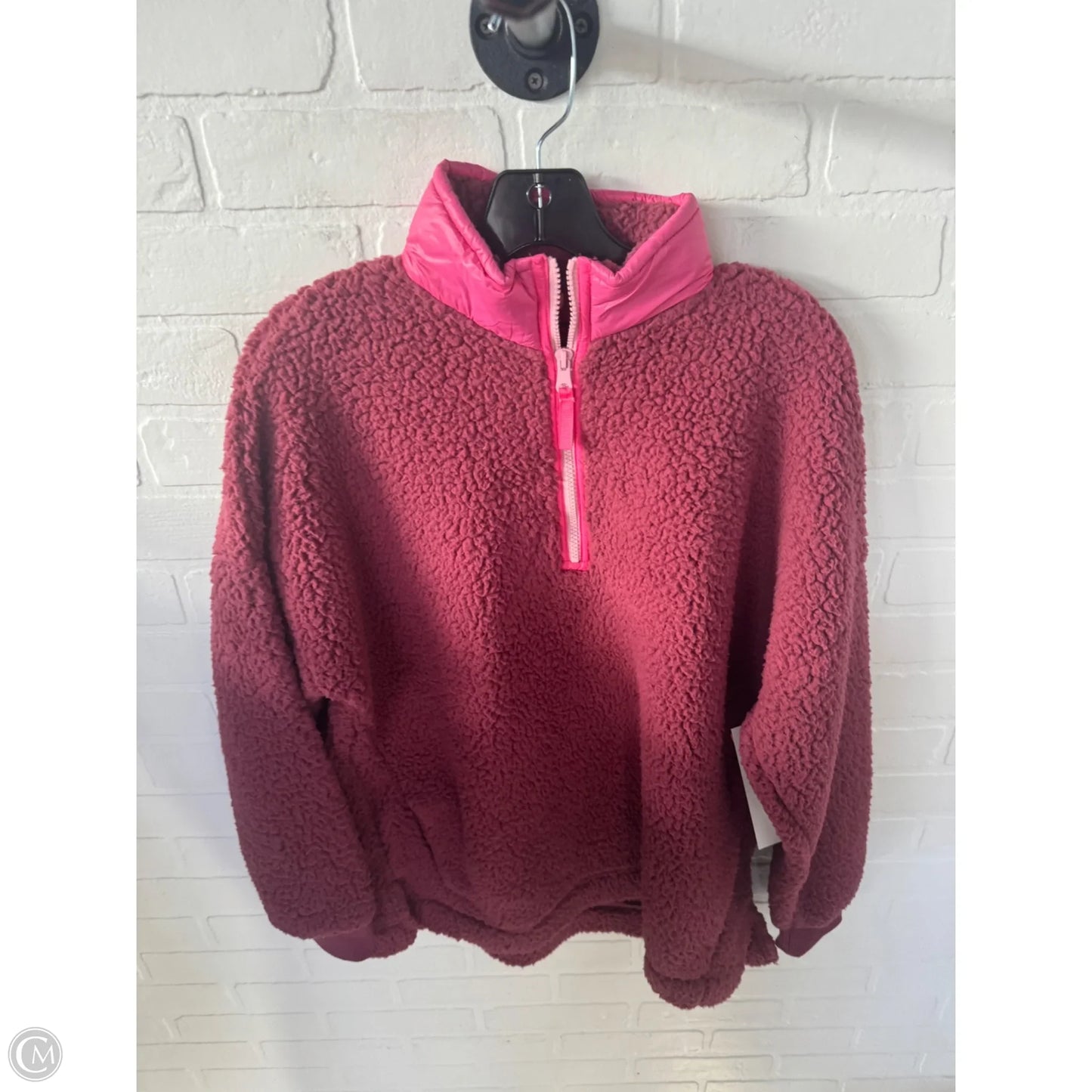 Jacket Fleece By Aerie In Red, Size: M
