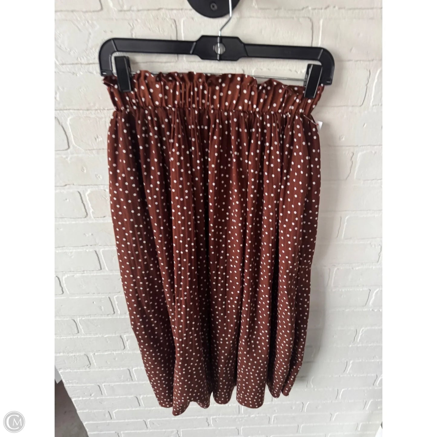 Skirt Midi By Exlura In Brown, Size: 4