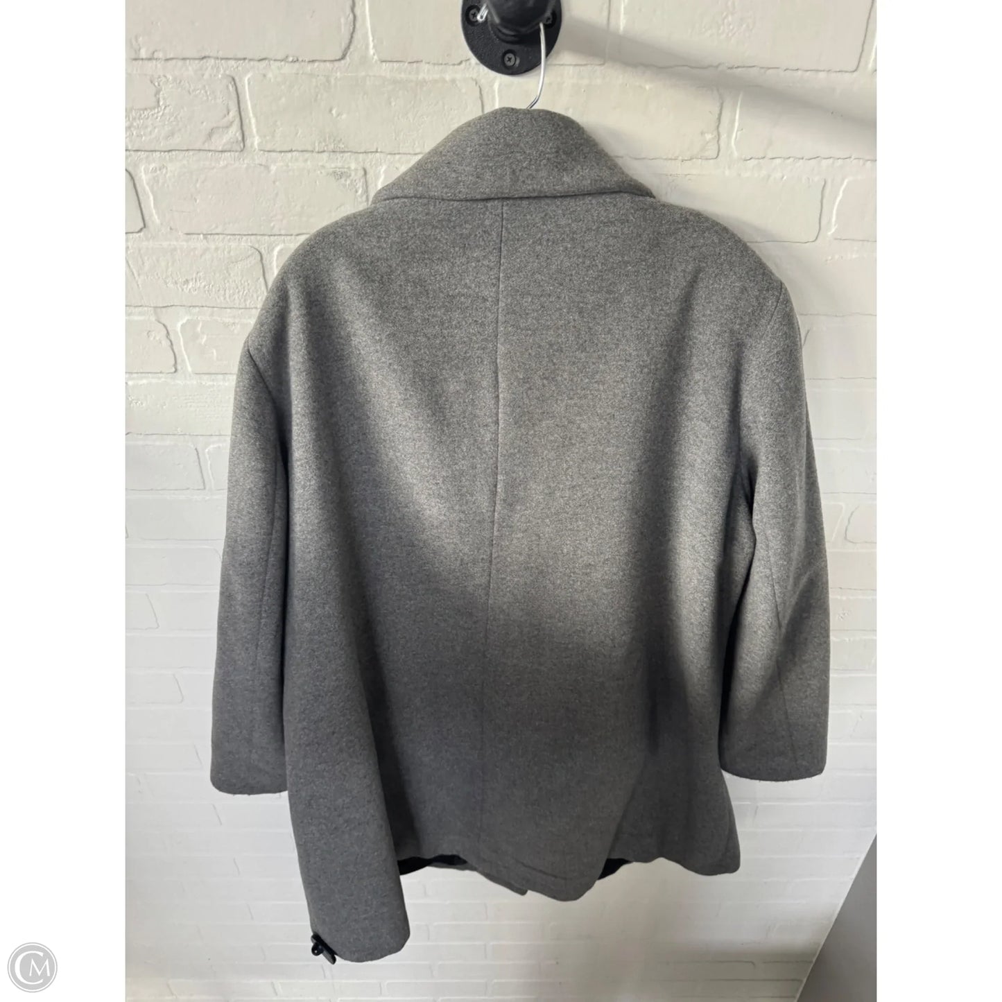 Coat Peacoat By Nautica In Grey, Size: 2x