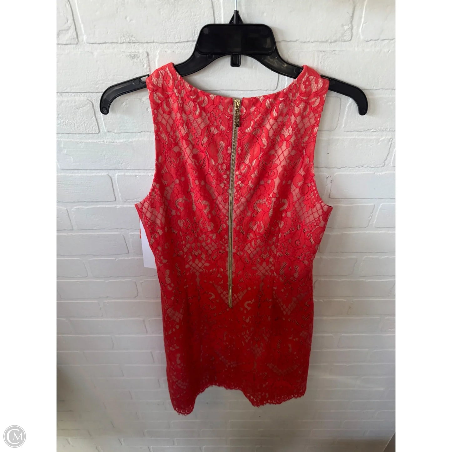 Dress Party Short By Eliza J In Orange & Tan, Size: S