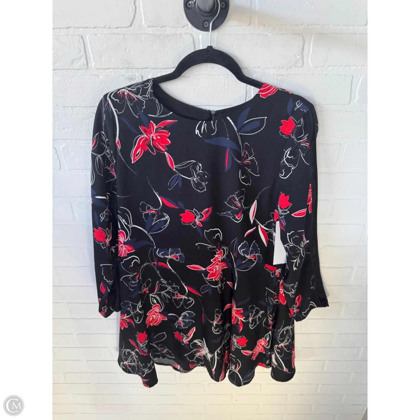 Dress Work By Halogen In Black & Blue, Size: Mp