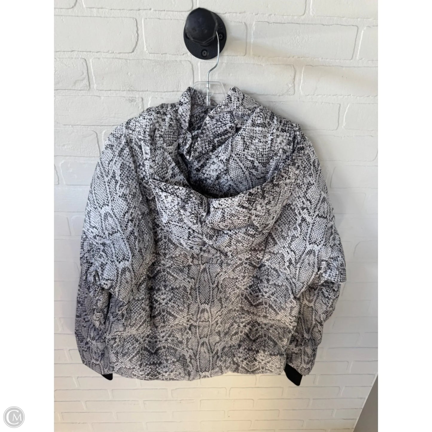 Jacket Puffer & Quilted By Varley In Black & White, Size: L