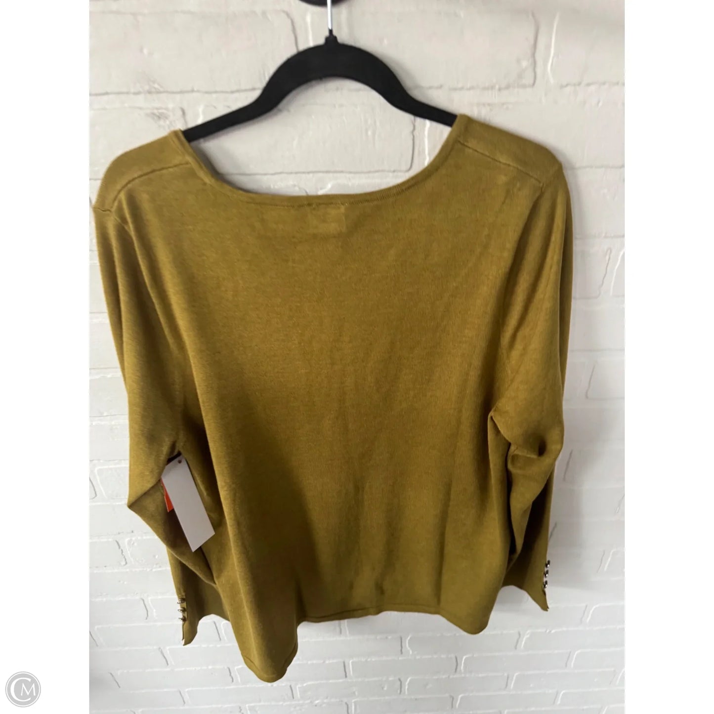 Sweater By Chicos In Green, Size: Xl