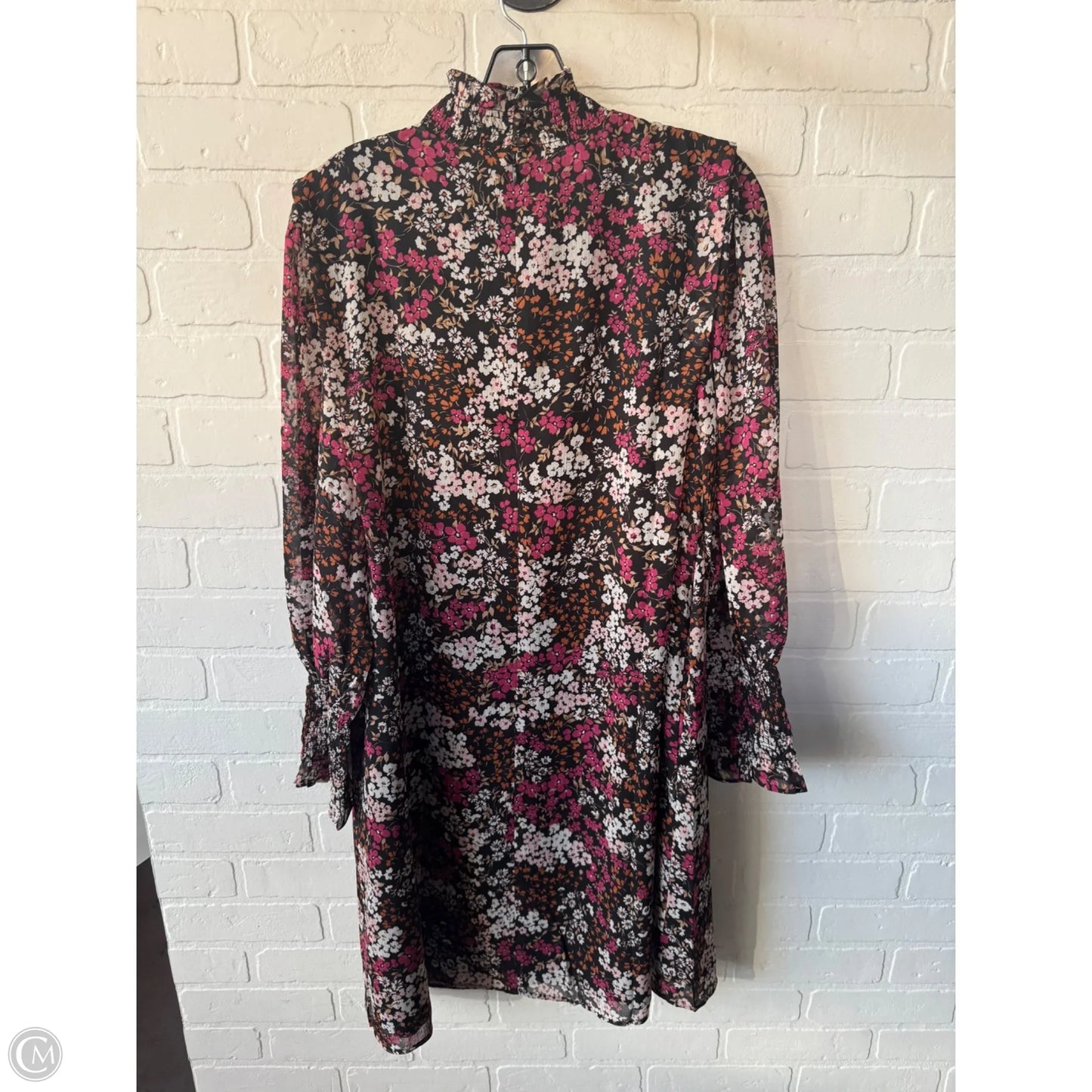 Dress Work By Ann Taylor In Black & Pink, Size: L