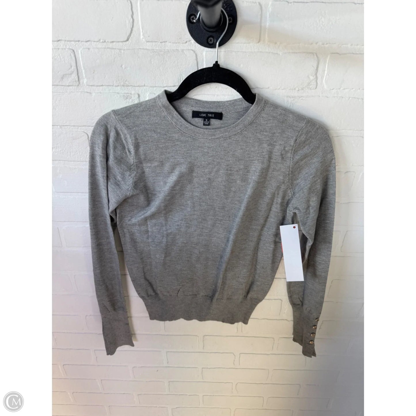 Sweater By Love Tree In Grey, Size: S