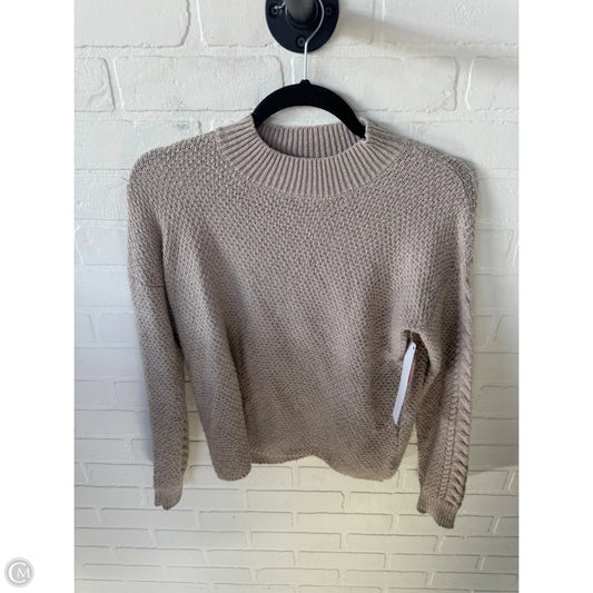 Sweater By Clothes Mentor In Tan, Size: S