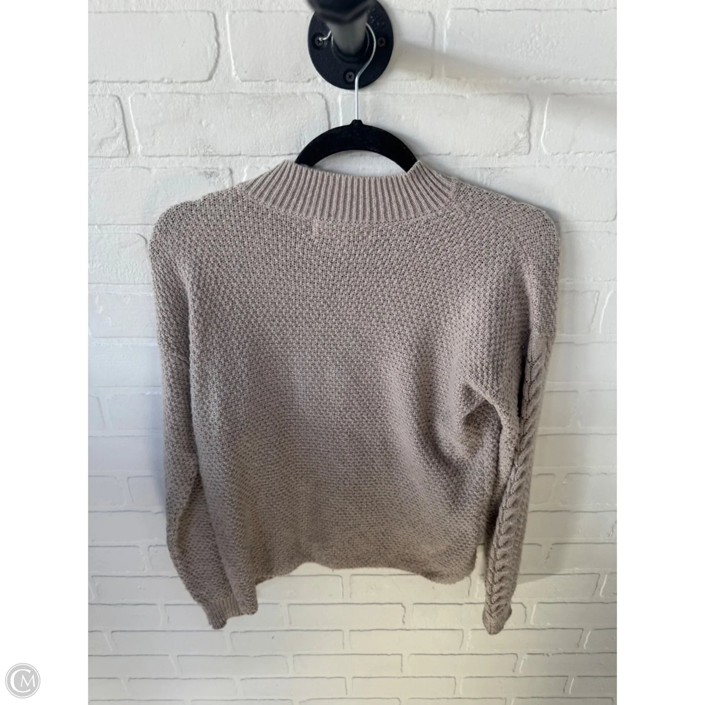 Sweater By Clothes Mentor In Tan, Size: S