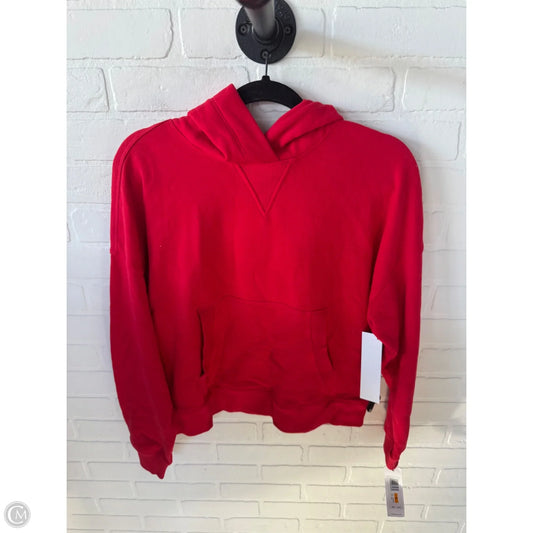 Sweatshirt Hoodie By Calvin Klein In Red, Size: S