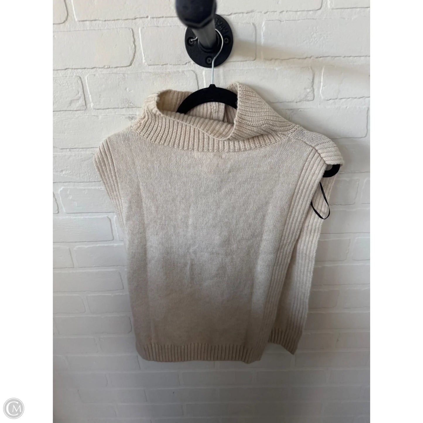 Vest Sweater By H&m In Tan, Size: Osfm