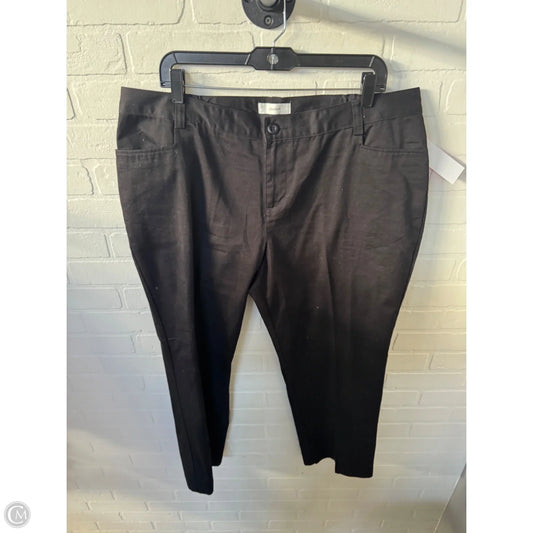 Pants Dress By Cj Banks In Black, Size: 18