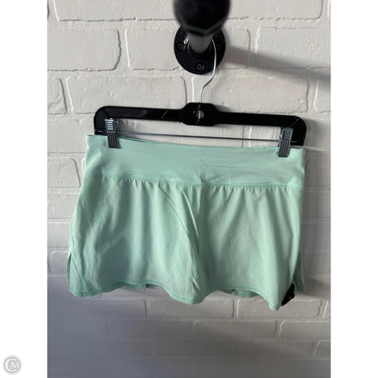 Athletic Skort By Lululemon In Green, Size: 6