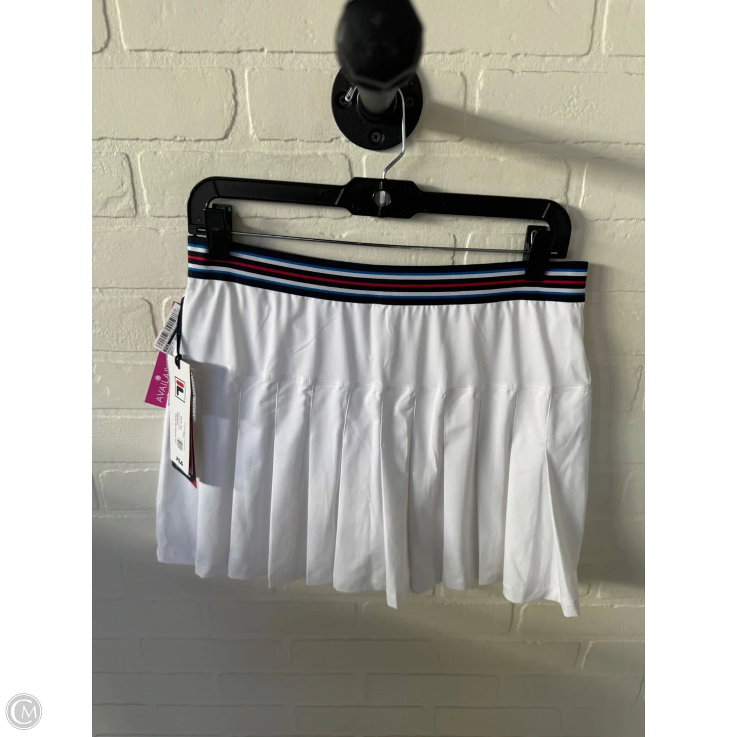 Athletic Skort By Fila In White, Size: 8