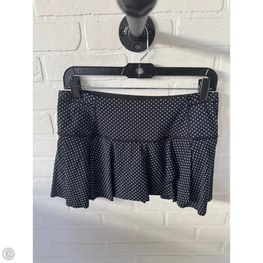 Athletic Skort By Lululemon In Black & Grey, Size: 6