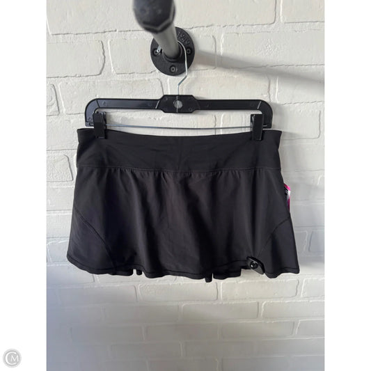 Athletic Skort By Lululemon In Black, Size: 8