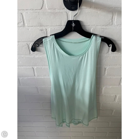 Athletic Tank Top By Shein In Green, Size: S