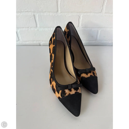 Shoes Heels Kitten By Ann Taylor In Animal Print, Size: 8.5
