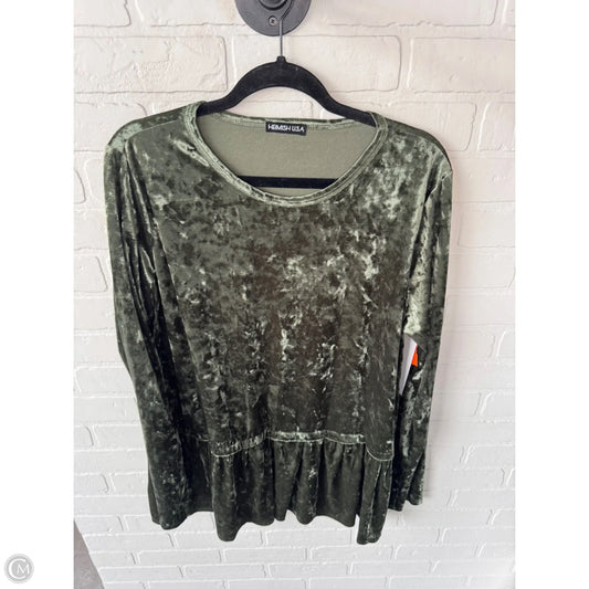 Top Long Sleeve By Heimish Usa In Green, Size: Xl