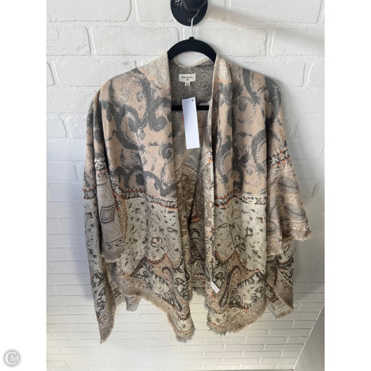 Shawl By World Market In Grey & Tan, Size: Osfm