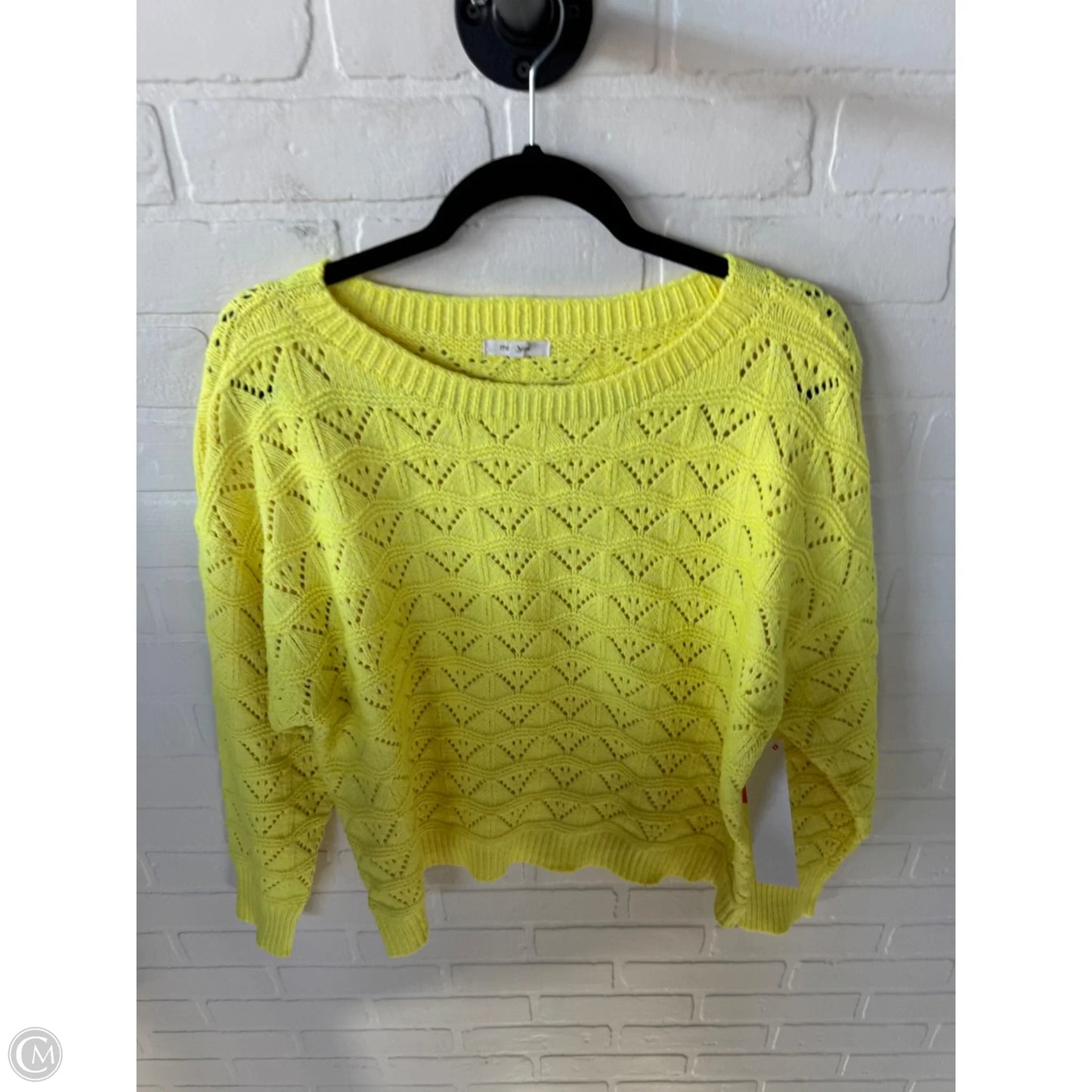 Sweater By Maurices In Yellow, Size: L