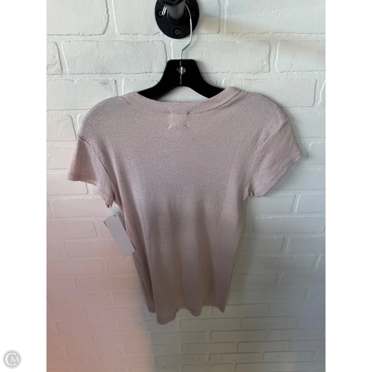 Top Short Sleeve By Michael Stars In Tan, Size: Osfm