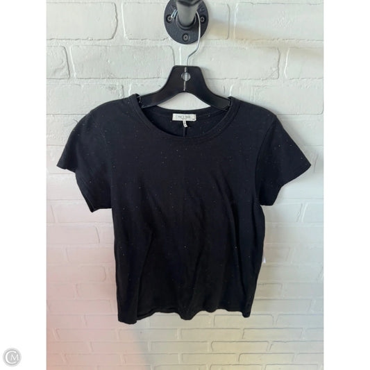 Top Short Sleeve Basic By Rag And Bone In Black, Size: M