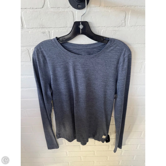 Athletic Top Long Sleeve Crewneck By Vuori In Blue, Size: L