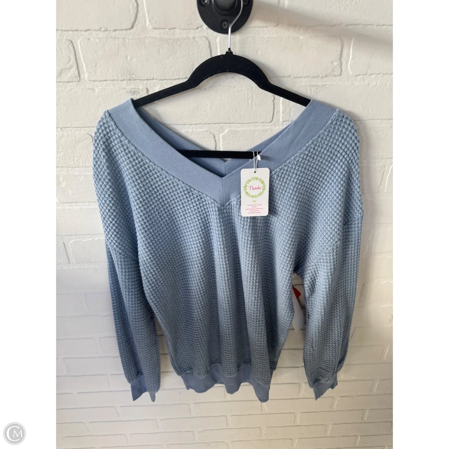 Sweatshirt Crewneck By Clothes Mentor In Blue, Size: S