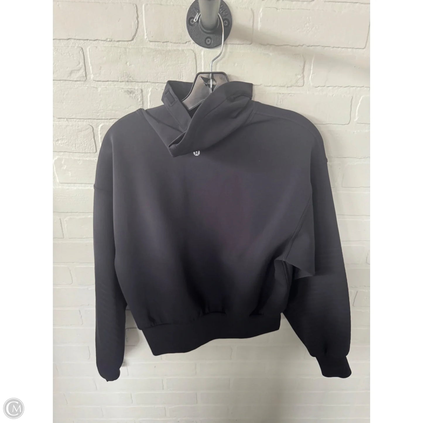 Athletic Sweatshirt Collar By Lululemon In Black, Size: S