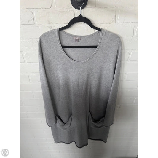 Dress Sweater By J. Jill In Grey, Size: M