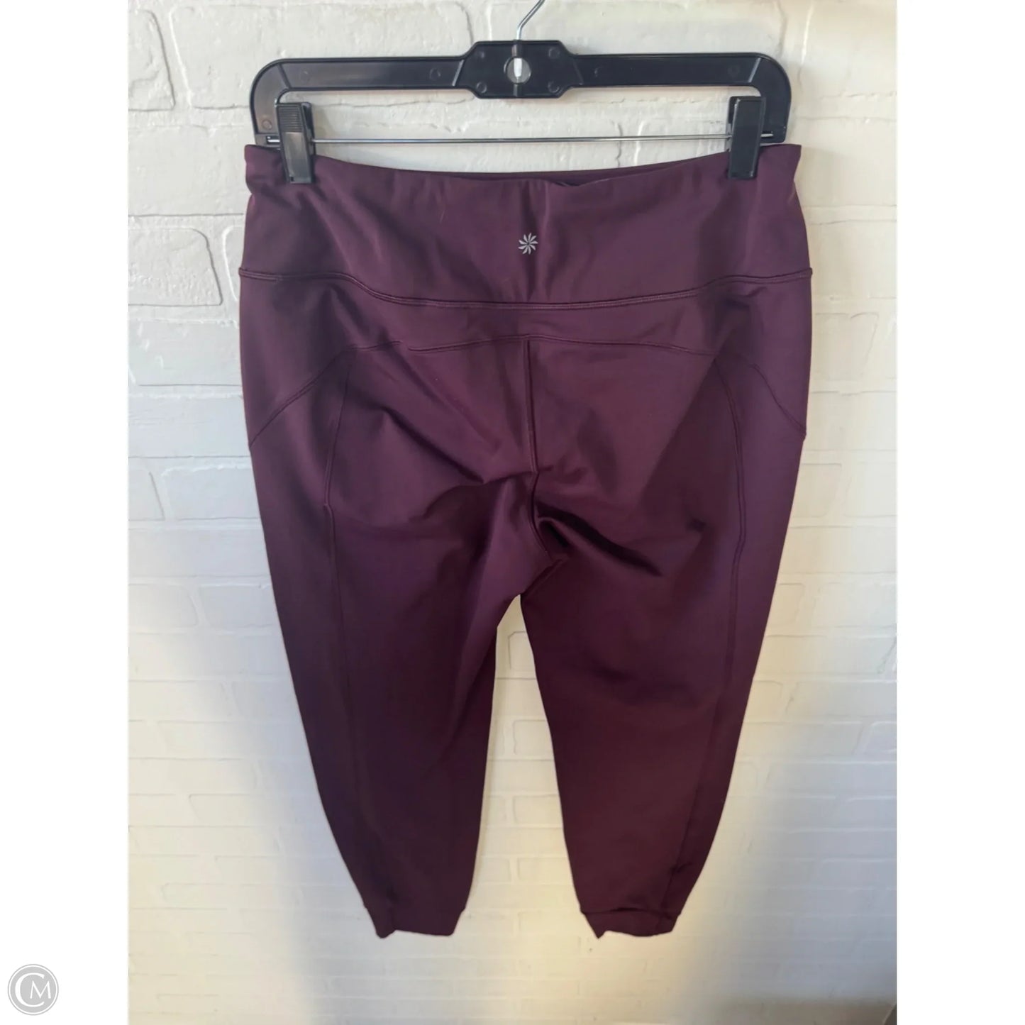 Athletic Pants By Athleta In Maroon, Size: 8