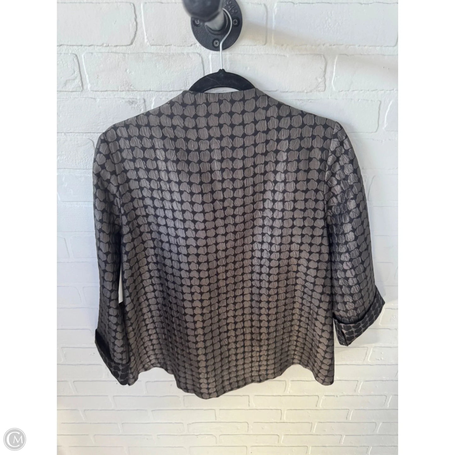 Blazer By Ic By Connie K In Black & Grey, Size: M