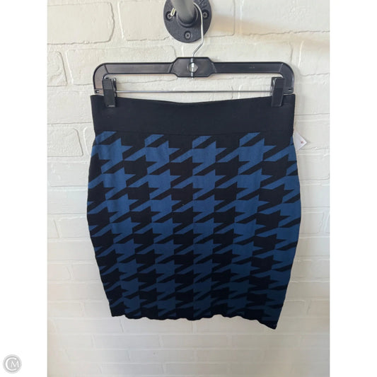 Skirt Mini & Short By Anne Klein In Black & Blue, Size: 8