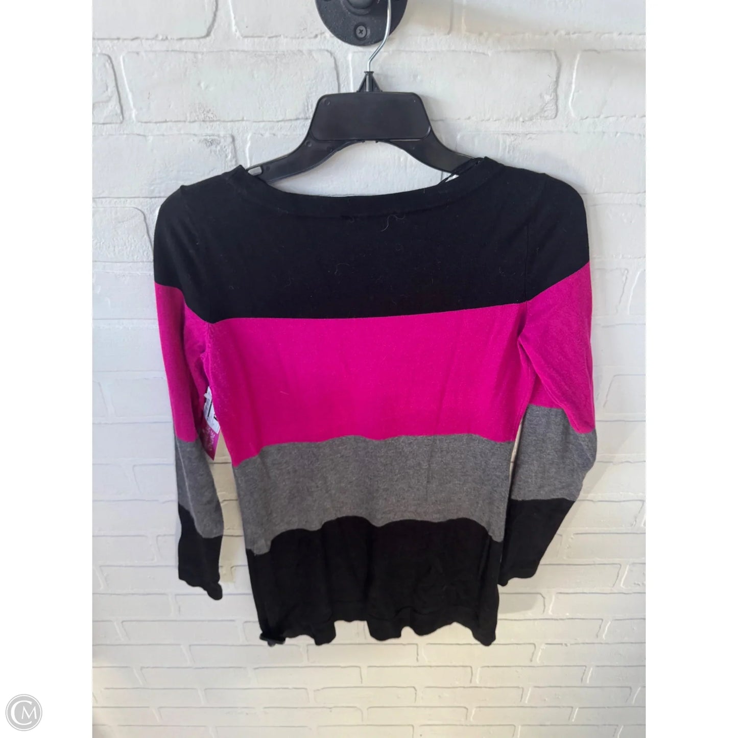 Sweater By Inc In Black & Grey, Size: M