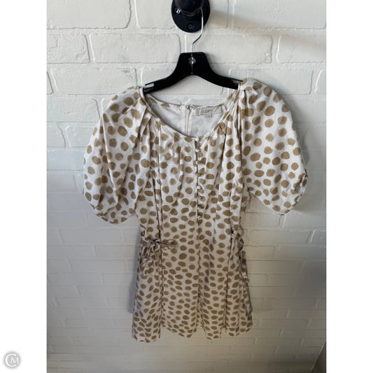 Dress Casual Short By Loft In Cream & Tan, Size: L