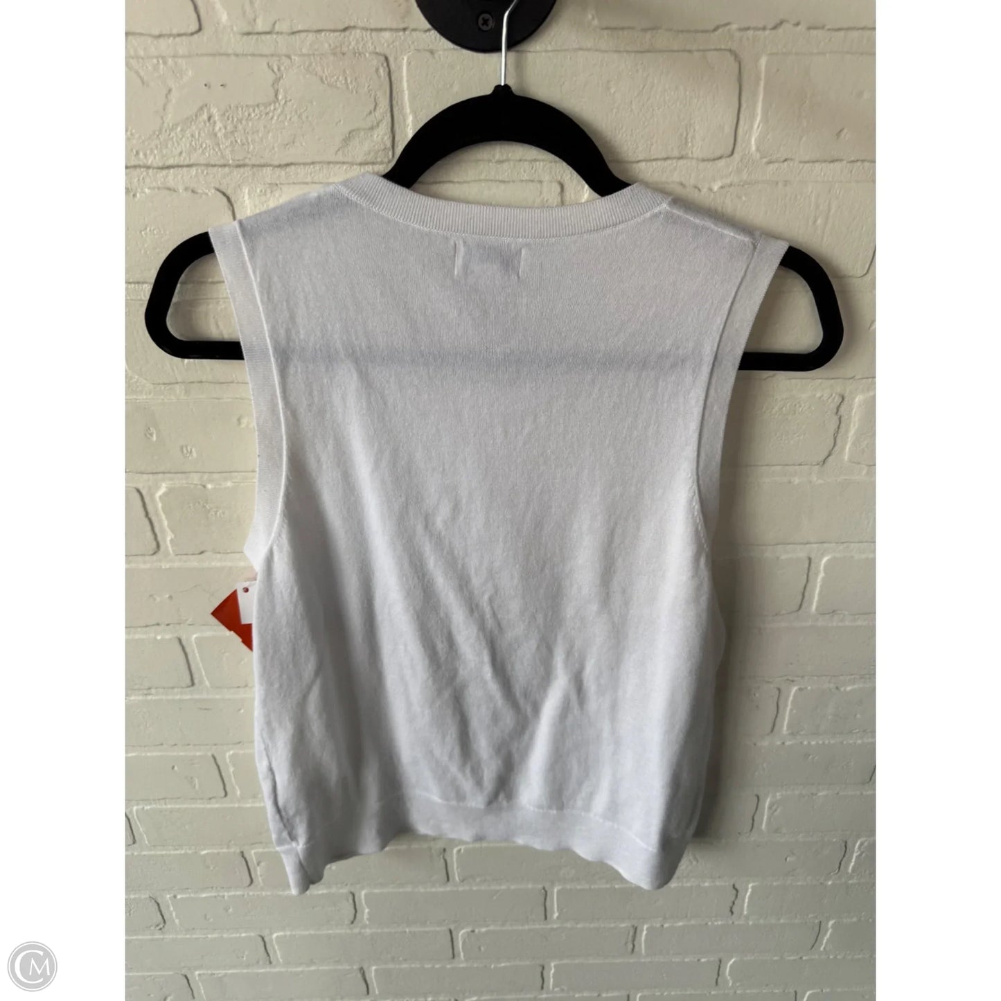 Vest Sweater By J. Crew In White, Size: M