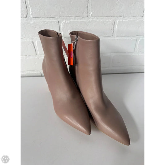Boots Ankle Heels By Marc Fisher In Pink, Size: 9.5