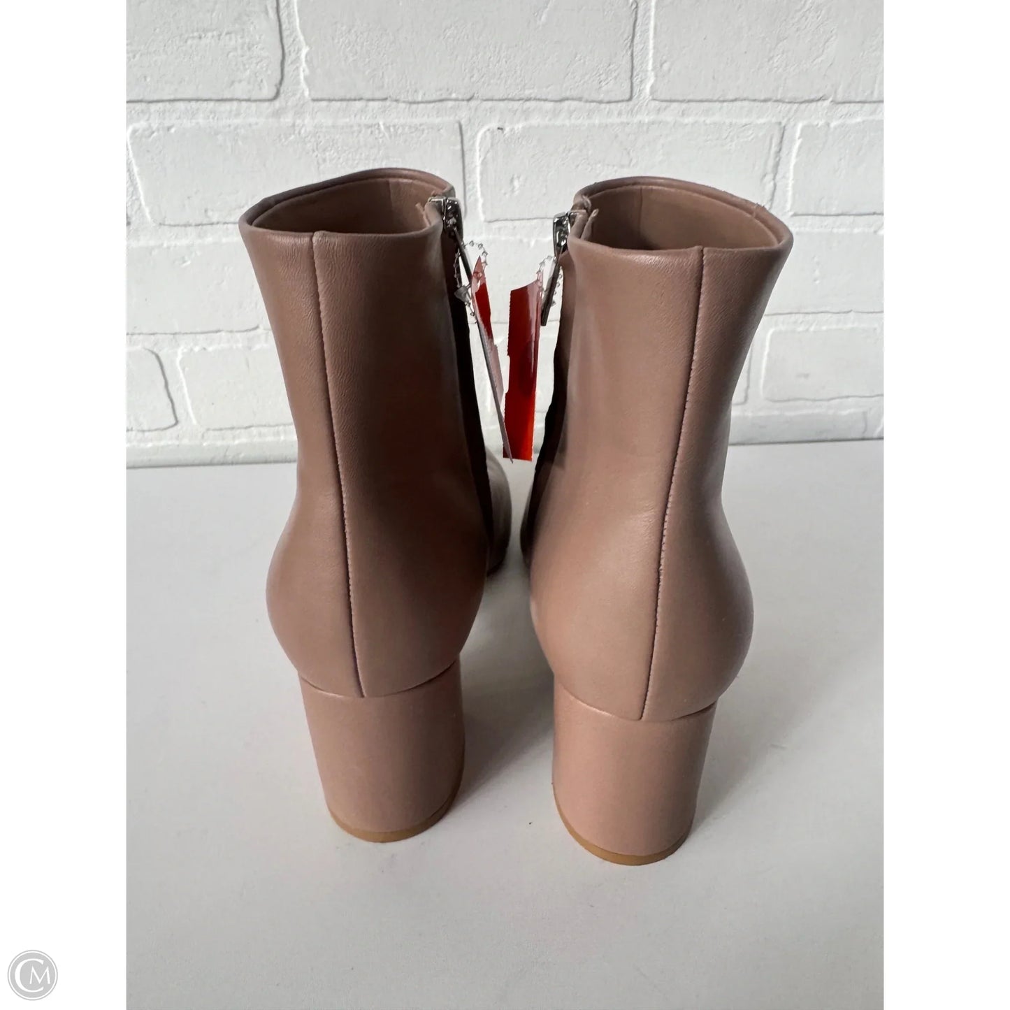 Boots Ankle Heels By Marc Fisher In Pink, Size: 9.5