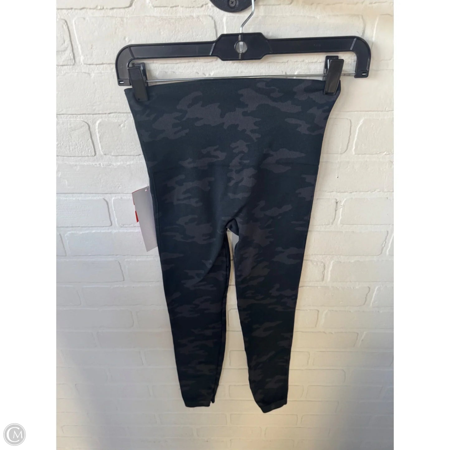 Pants Leggings By Spanx In Black & Grey, Size: 4