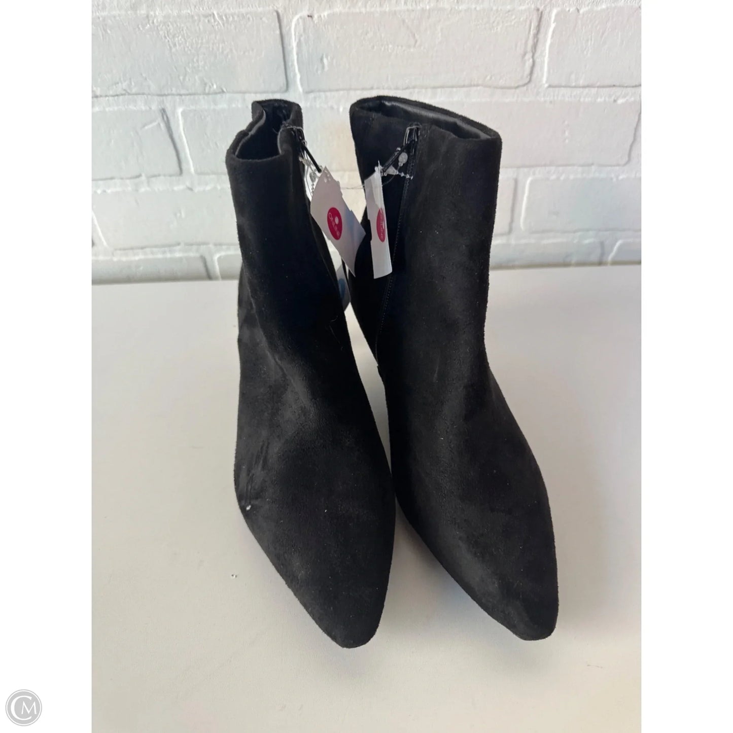 Boots Ankle Heels By Universal Thread In Black, Size: 7.5