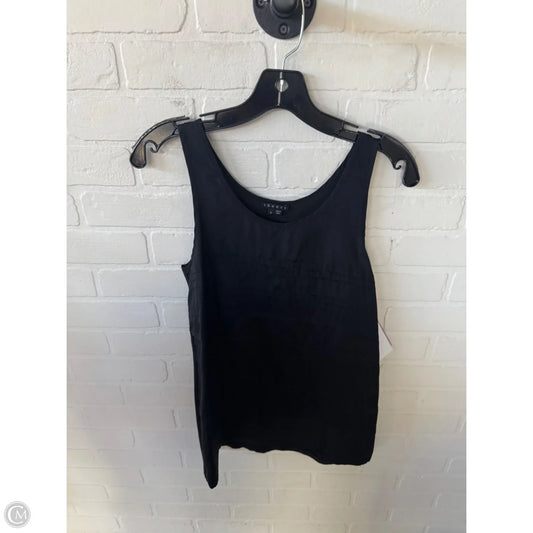 Top Sleeveless By Theory In Black, Size: S