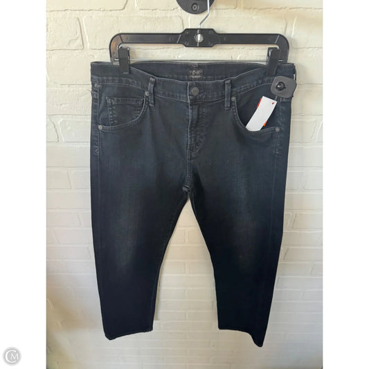Jeans Boyfriend By Citizens Of Humanity In Black Denim, Size: 8