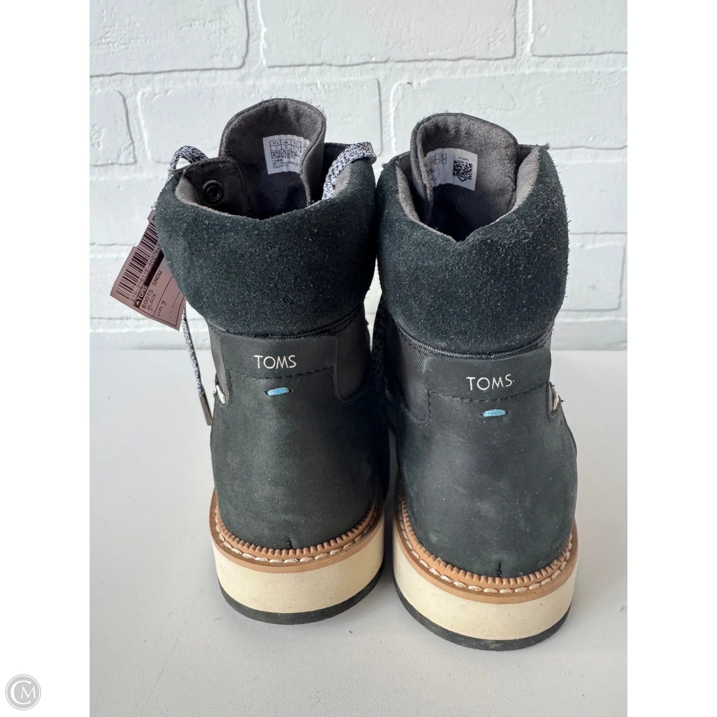 Boots Snow By Toms In Black, Size: 7